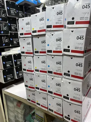 Canon 045 /Hp 201a/125a Toner Cartridges Black ,Cyan,Yellow,Magenta.