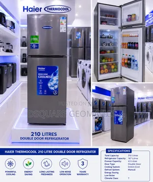 Haier Thermocool 210litres, Double Door