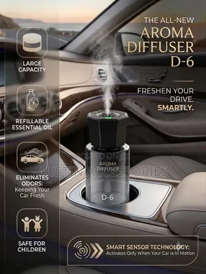 Rechargeable Aroma Diffuser (Comes With Full Oil) for Cars and Home