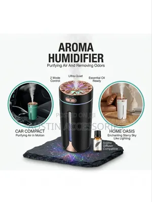 Rechargeable and Portable Starry Sky Aroma Humidifier