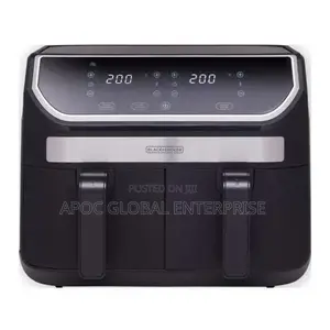 Black+Decker 9l Dual Basket Digital Air Fryer 2100w
