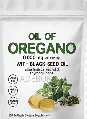 Oil of Oregano Black Seed Soft Gels