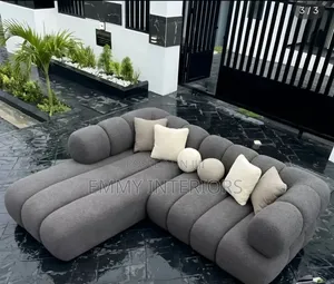 Quality Living Room L Shaped Fabric Sofa It's Available