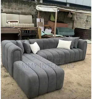 Quality Living Room L Shaped Fabric Sofa It's Available