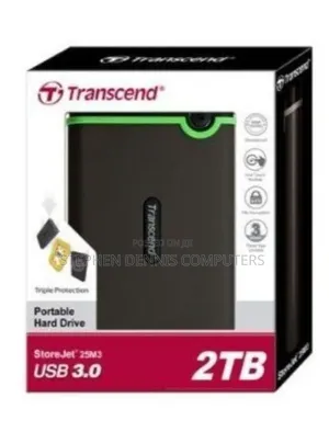 Transcend 2tb External Hard Disk Drive Back Up