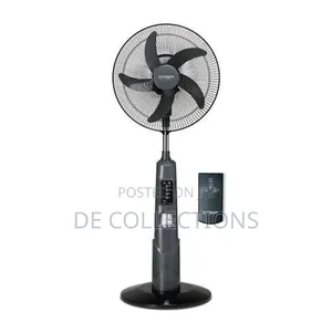 Qasa Quality 18-Inch Rechargeable Standing Fan Wit Remote Control