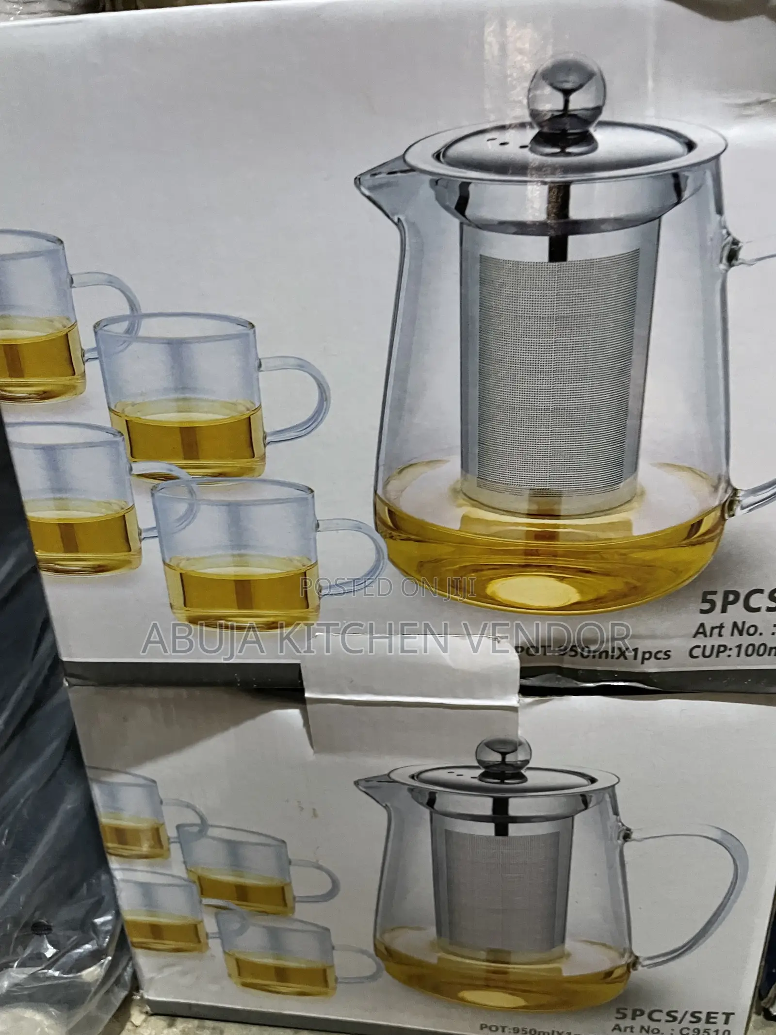 Transparent Arabian Tea Jug