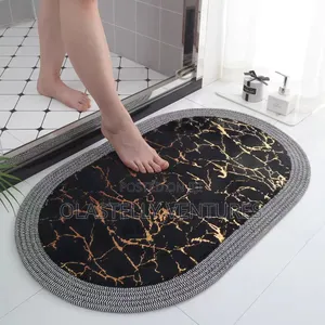 Oval Bathroom Floor Mat Sizes : 45x75cm Tw