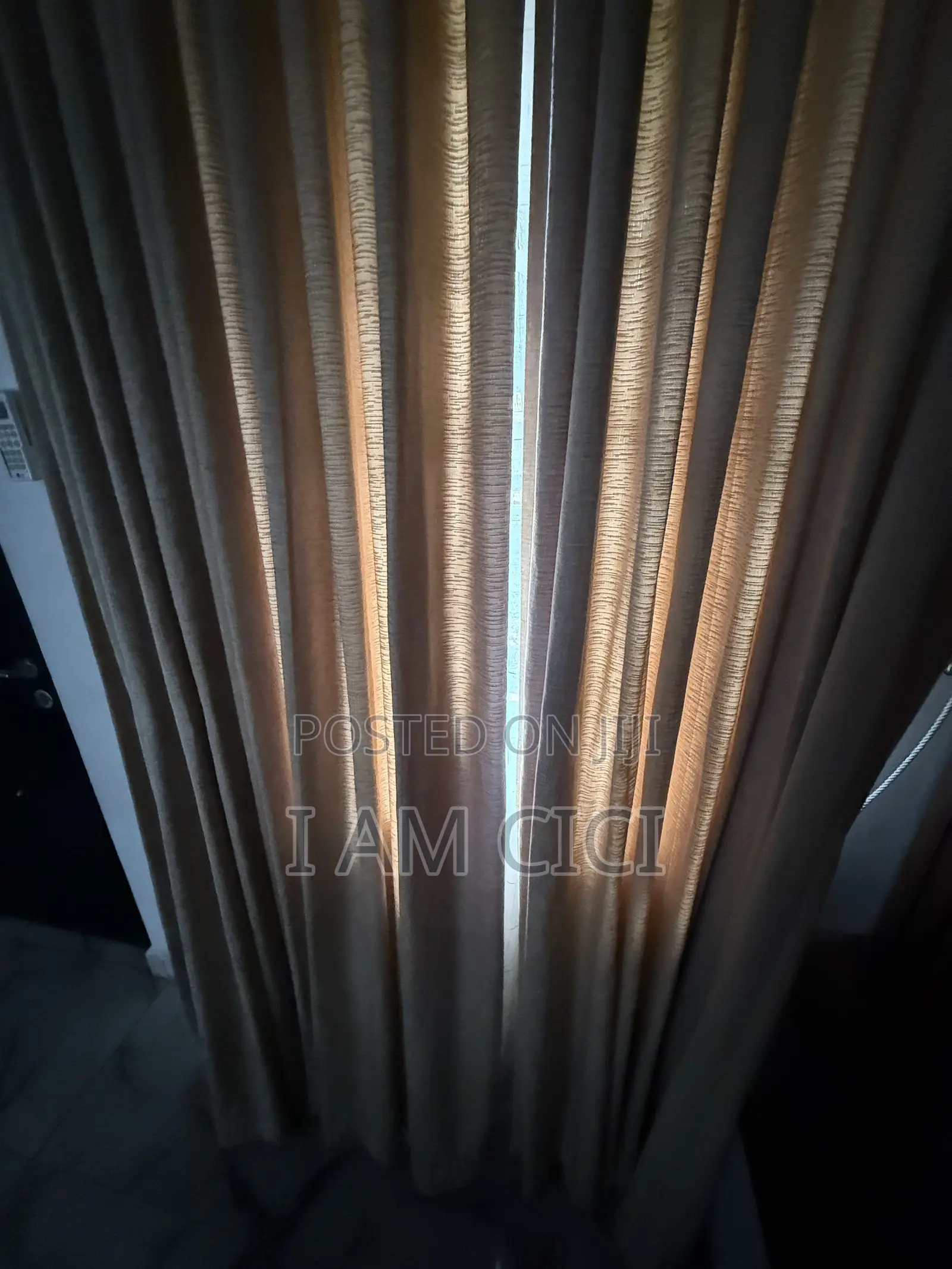 Neatly Used Curtain