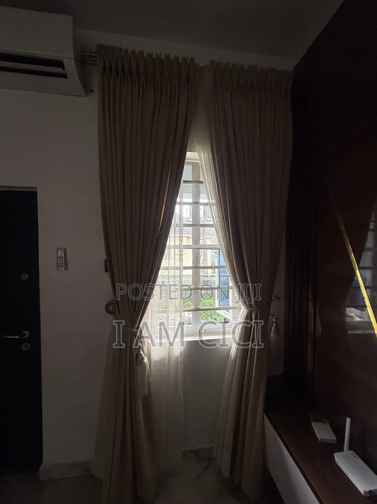 Neatly Used Curtain
