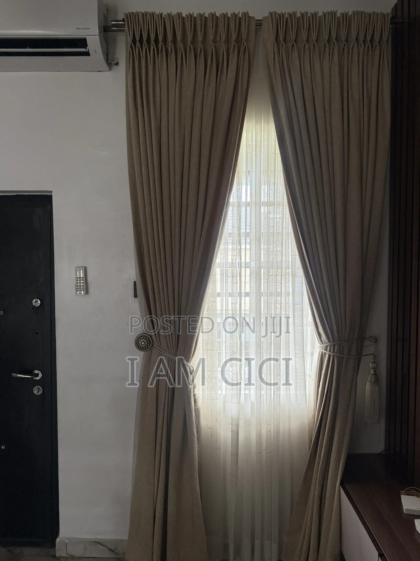 Neatly Used Curtain