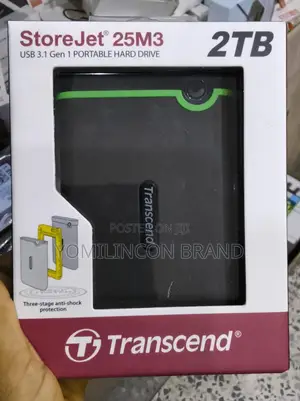 Transcend Storejet 25m3 2tb Portable External Hard Drive