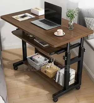 Adjustable Laptop Table With Drawer