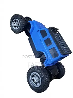 4wd Off-Road Truck Toy | Big Wheel Climbing Car | Blue Black