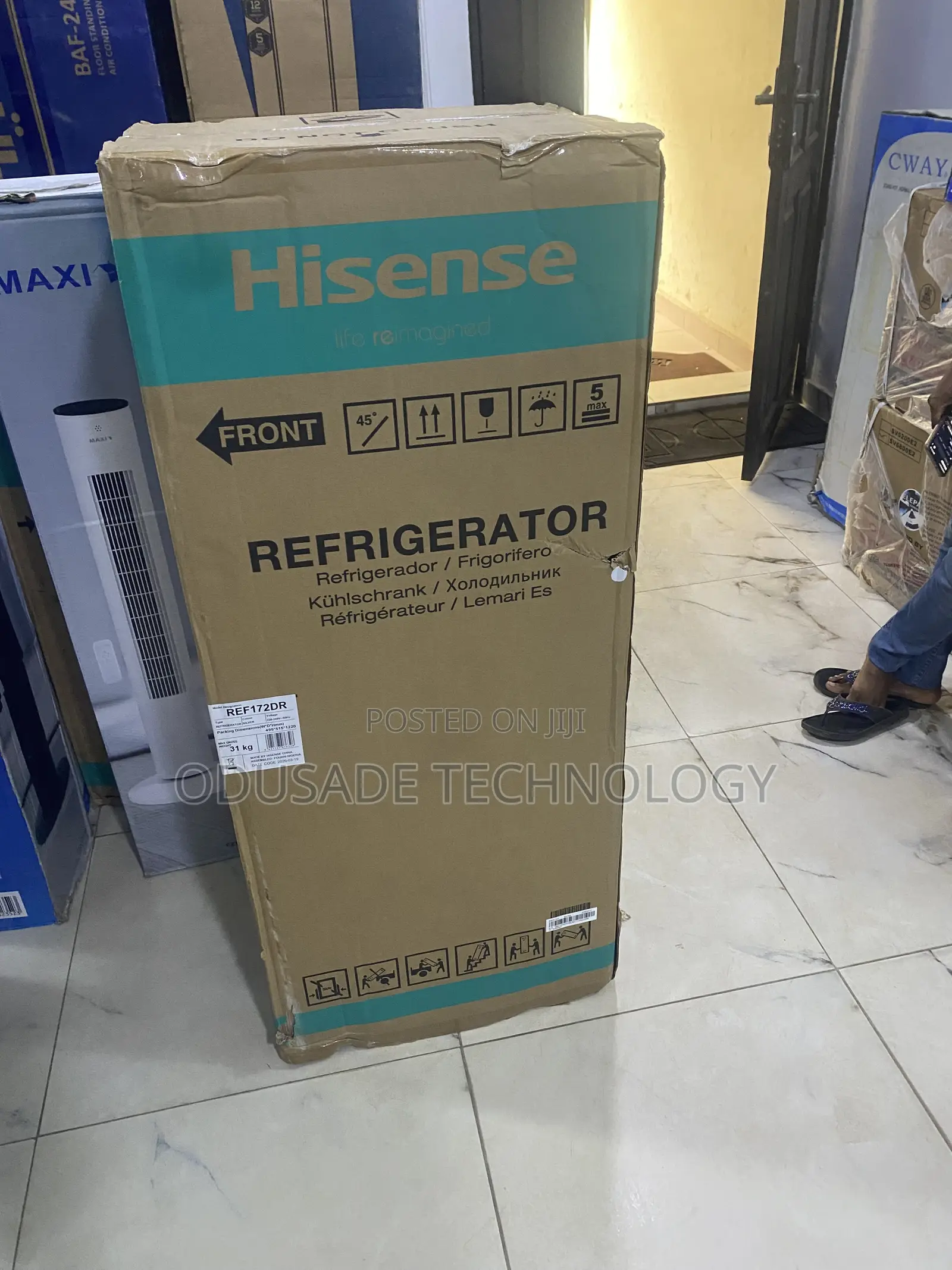 Hisense Double Door Kitchen Refrigerator 172dr