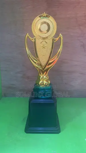 Gold Trophies (9inches) With Branding
