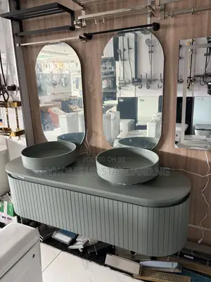Drench Groove 1400mm Fluted Wall Hung Double Vanity Cabinet