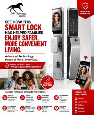 Ai Intelligence Digital Smartlock With Remote Unlocking Mobile App