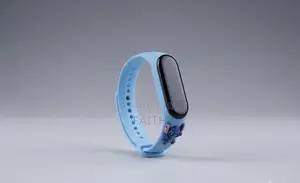 Disney Stitch Kids Digital Led Watch | Blue Silicone Cartoon Wristba