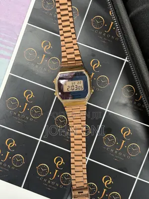 Casio Illuminator Rose Gold (A168 Style)