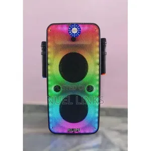 Ailipu Rechargeable Double 8 Inches Party Box 2 Wireless Mic
