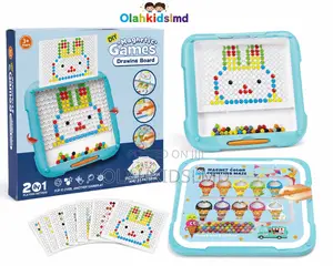 Diy Magnetic Drawing Board – 2-in-1 Bead Art Counting Maze, Ages 3+