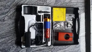 Electric Variable Hair Clipper Rosewood With Levelling Device Stand