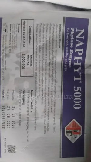 Phytase Enzyme 5000