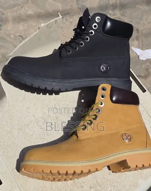 Original Timberland 6-Inch Premium Water Roof Boots Black and Wheat
