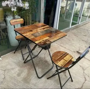 Foldable Table and Chair Set