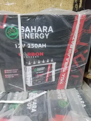 Sahara Energy 12v 250ah Carbon Tubular Battery