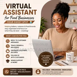 Virtual Assistant For Food Businesses–Order Management Admin Support