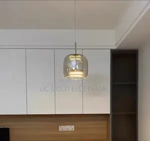 Modern Led Glass Pendant Light Amber Hanging Lamp Forlivingdining Room