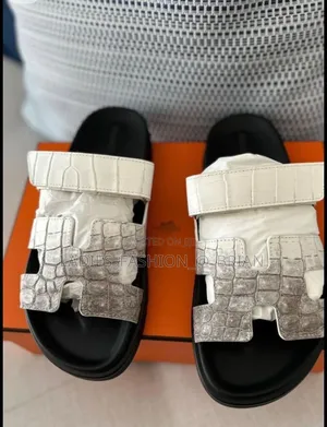 Hermes Crocks Slide