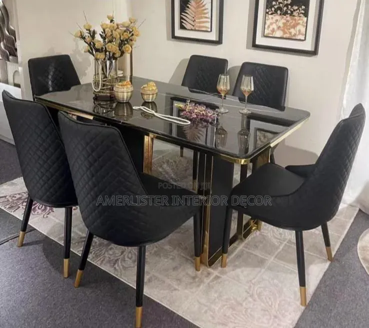 Marble Top Dining Set