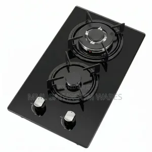Built-in in Tempered Glass 2 Burner Gas Cookers
