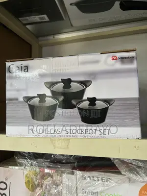 Sq Professional Caia 3pc Die-Cast Stockpot