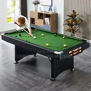 8ft MDF Foldable Pool Table Sku: Ts-Pt-Hol-FLD-Tp-9602-G