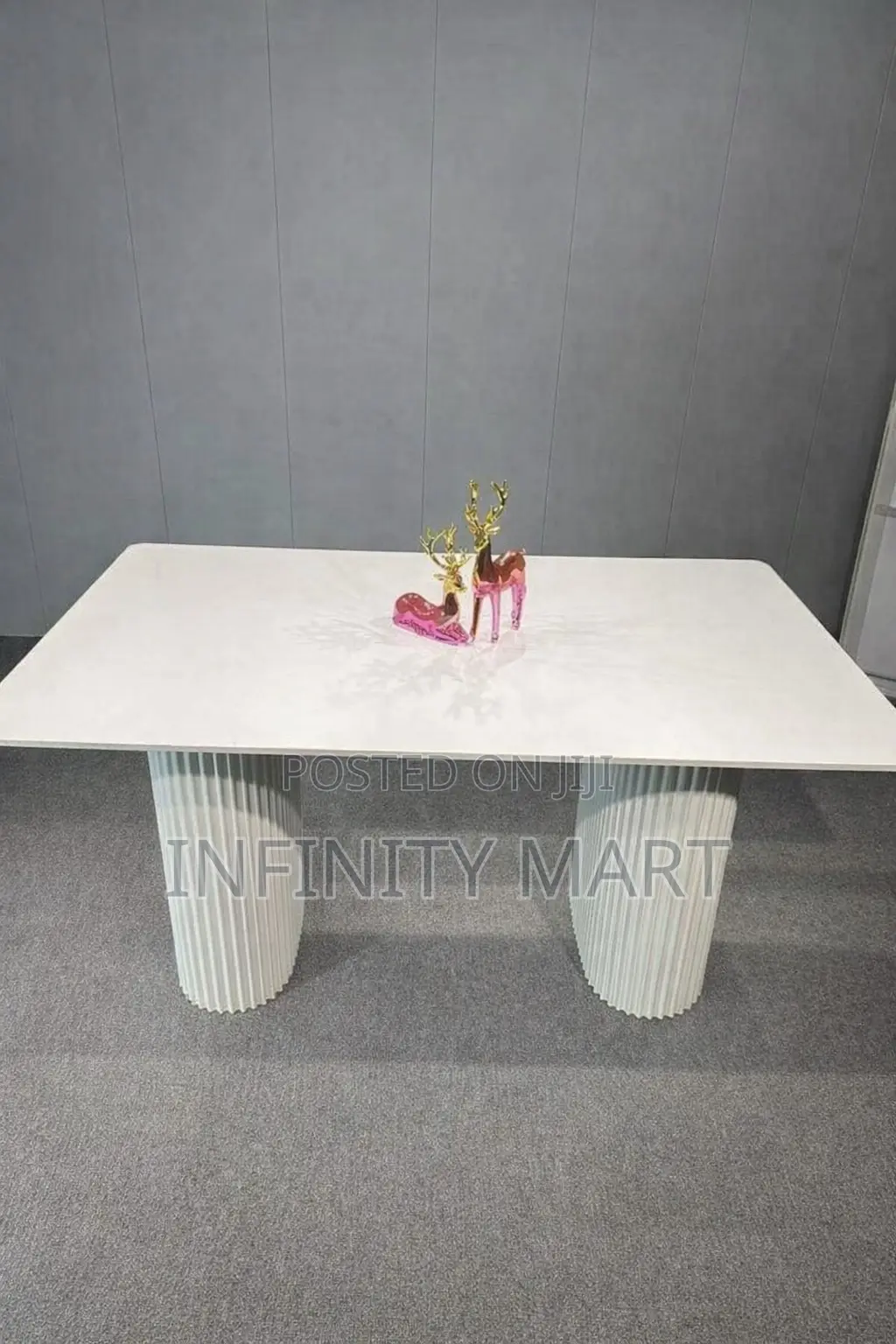 Luxe White Dining Table