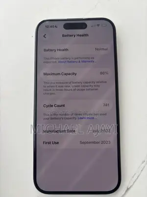 Apple iPhone 15 Pro 128 GB Black