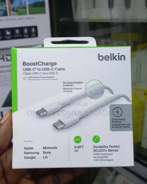 Belkin Boostcharge Usb-C to Usb-C Braided Cable 2 Meters
