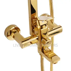 Gold Standing Shower Mixer