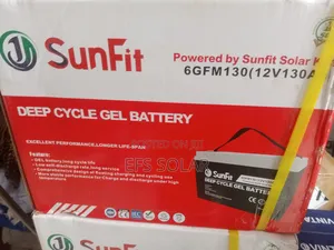 Sunfit 12v 130ah Deep Cycle Gel Solar Battery