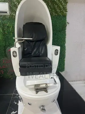 Egg Shape Pedicure and Massage Chair With Basin