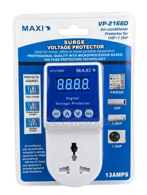 Maxi 13a Digital Surge Voltage Protector and Ac Guard-Vp-2166d