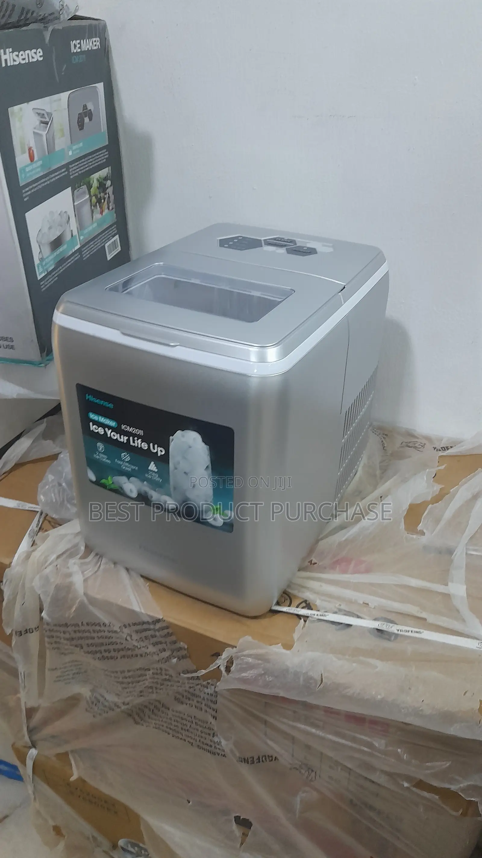 High Capacity Hisense Ice Maker for Home Bar