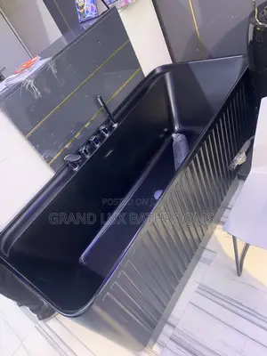 Luxury Matt Black Bathtub