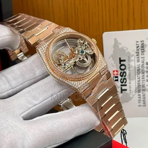 Tissot Inspired Hallow Watch With Bezel Dial