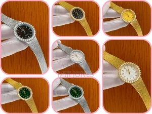 Omega Inspired Mesh Chain Women's Watch