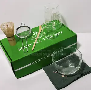 Premium Japanese Matcha Tea Set With Bamboo Whisk